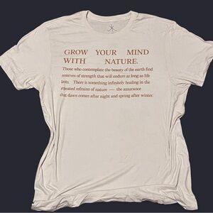 Nature-Inspired Cream Tee